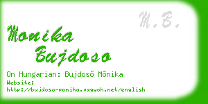 monika bujdoso business card